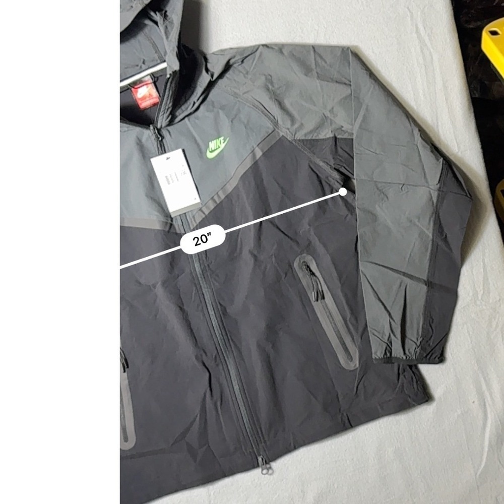 Nike Sportswear Windrunner Hooded Windbreaker Jacket Grey HM7151-013 Mens Medium - Picture 6 of 8